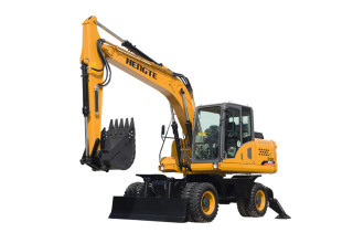 恒特輪式挖掘機圖庫 工程機械的卓越風(fēng)采